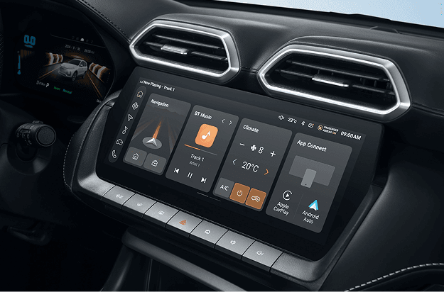 Picture → NIO Link PanoDisplay, premium experience for the whole cabin.